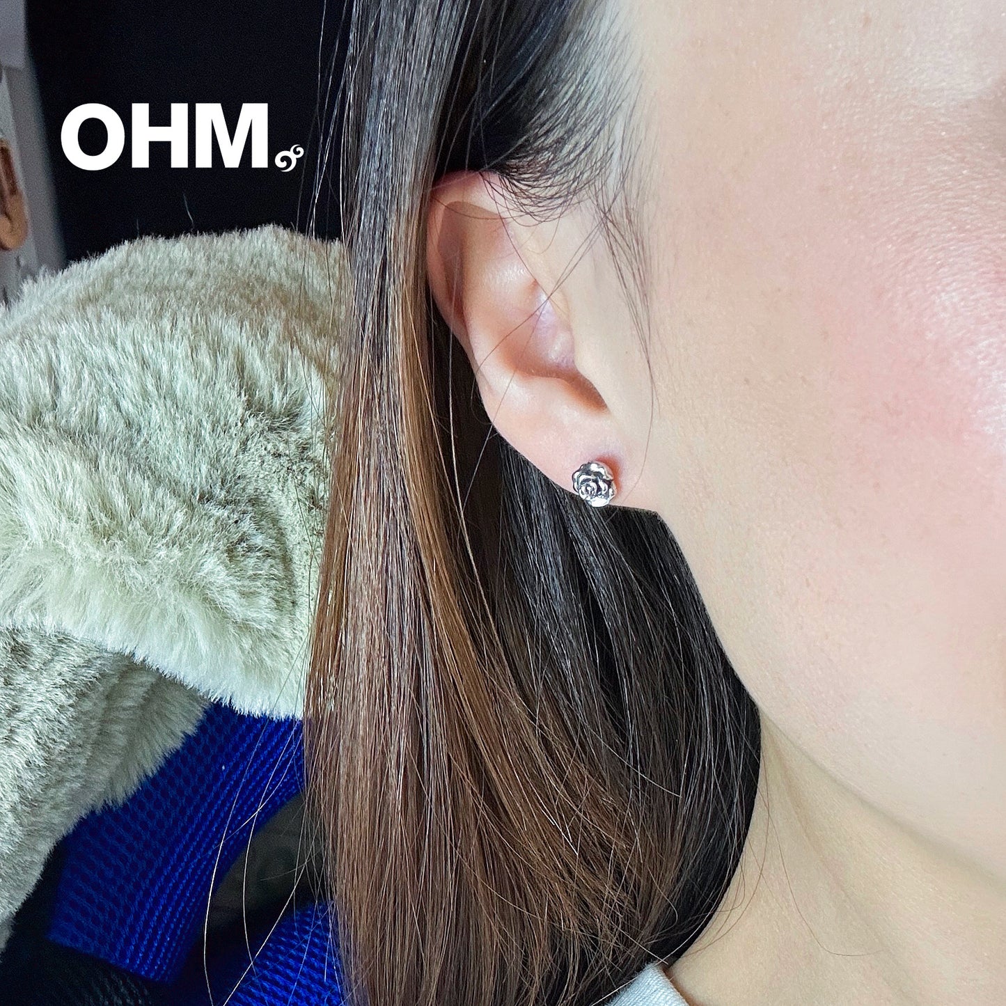 OHMnique - Right As Rose Studs - pre order