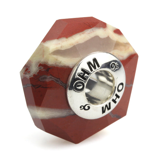 OHMnique -Hester Prynne (Red Silver Leaf Jasper) - pre order
