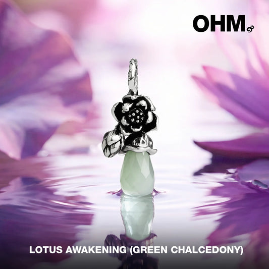 Lotus Awakening (Green Chalcedony) - Shipping After 16 March 2026