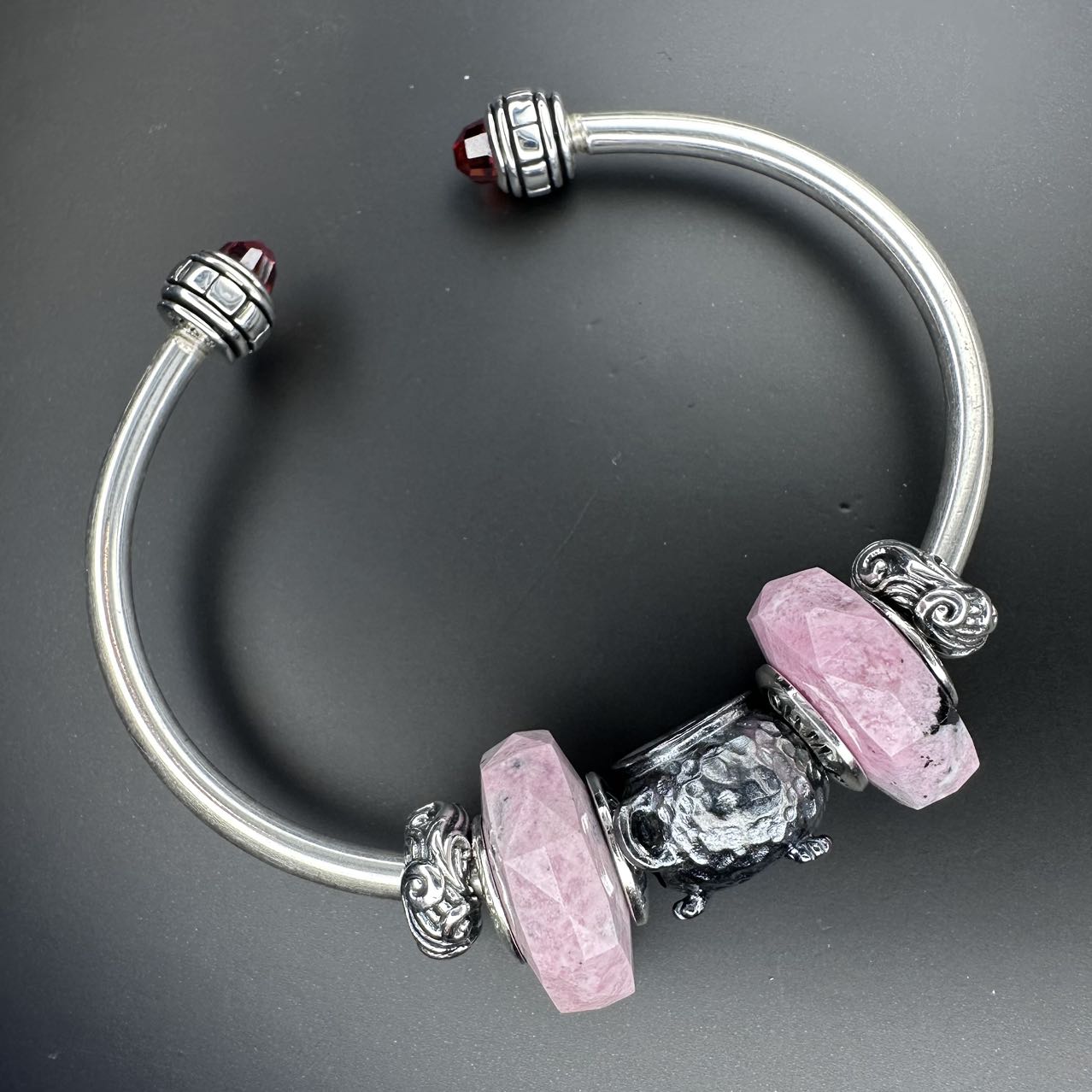 Ohmnique - Softness Touched ( Rhodonite ) - Only 2 pieces