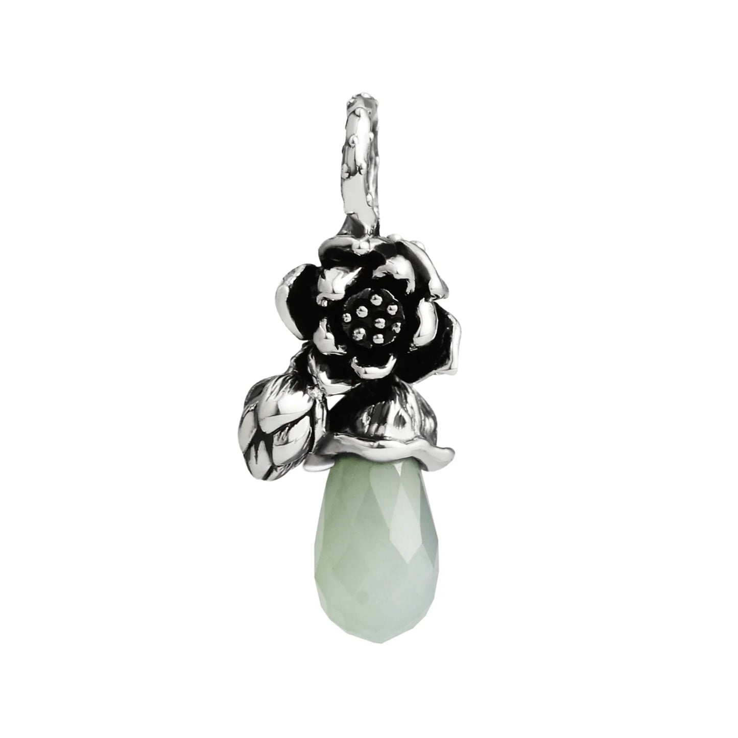 Lotus Awakening (Green Chalcedony) - Shipping After 16 March 2026