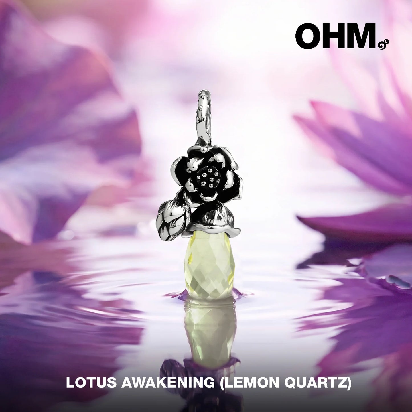 Lotus Awakening (Lemon Quartz) - Shipping After 16 March 2026