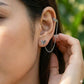 Flutter Fearless Earrings With Veritas Vine Ear Cuff - pre order