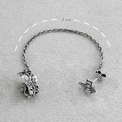 Bee Brave Earrings Withveritas Vine Ear Cuff - pre order