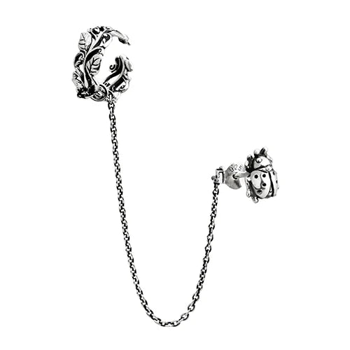 Lucky Lady Earrings With Veritas Vine Ear Cuff- pre order