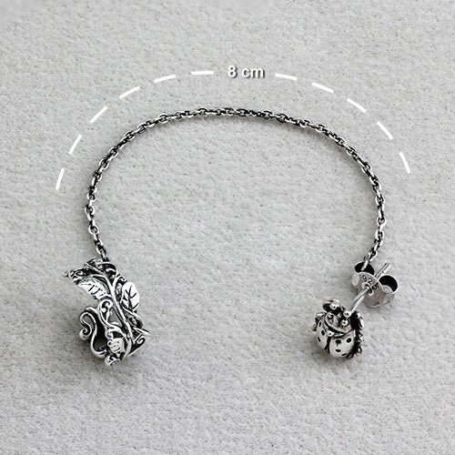 Lucky Lady Earrings With Veritas Vine Ear Cuff- pre order
