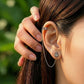 Lucky Lady Earrings With Veritas Vine Ear Cuff- pre order