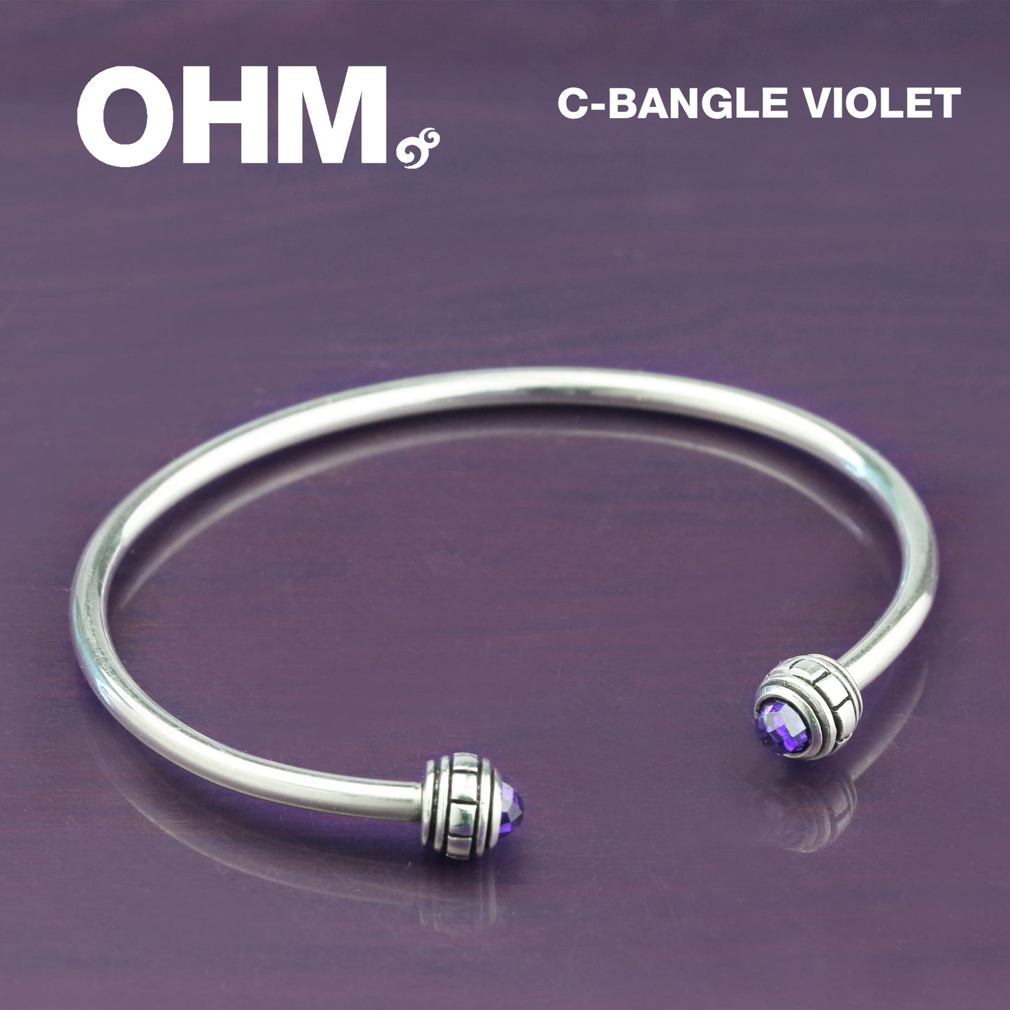 OHM C Bangle - Violet (S)