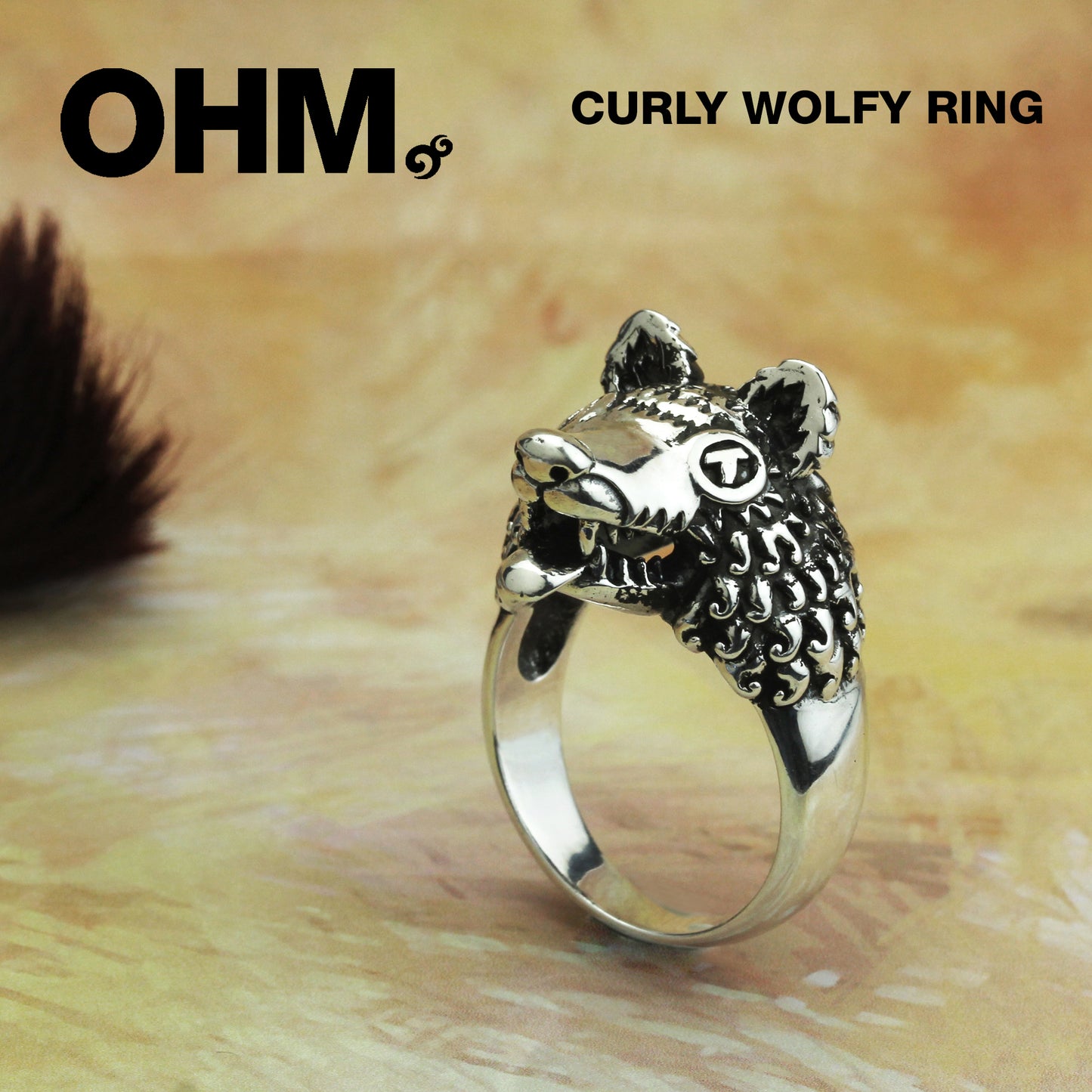CURLY WOLFY RING (Custom Order)